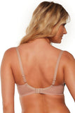 Elegant Stiffened Bra with Lace Accents and Supportive Design