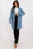 Cozy Long Unbuttoned Cardigan with Slip Pockets