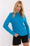 Casual Mock Turtleneck Women's Textured Sweater