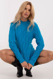 Casual Mock Turtleneck Women's Textured Sweater