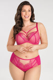 Elegant Lace & Tulle Bra with Perfect Bust Support