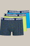 3-Pack Geometric Pattern Men's Boxer Shorts - Comfortable Fit