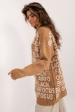 Printed Long Sweater for Everyday Casual Wear