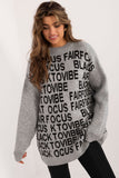 Printed Long Sweater for Casual Everyday Style