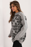 Printed Long Sweater for Casual Everyday Style