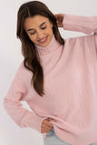 Textured Women's Turtleneck Sweater for Casual Wear
