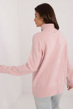 Textured Women's Turtleneck Sweater for Casual Wear