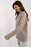Textured Women's Turtleneck Sweater for Everyday Wear