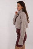 Textured Women's Turtleneck Sweater for Casual Days