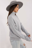 Textured Long Sleeve Women's Turtleneck Sweater