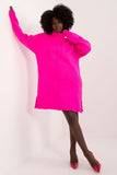 Turtleneck Mini Dress with Smooth Texture for Everyday Style