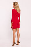 Elegant Women's Jumpsuit with Jacket Collar and Tie Detail