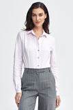 Elegant Fitted Body with Half-Collar and Long Sleeves