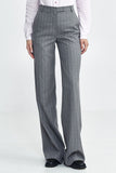 Elegant Bootcut Women's Fit Pants with Tennis Stripes