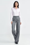 Elegant Bootcut Women's Fit Pants with Tennis Stripes