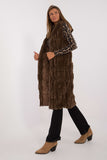 Elegant Faux Fur Vest with Hood for Winter Wear
