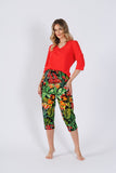 Elegant Women's Pajamas with Stylish 3/4 Sleeve Blouse