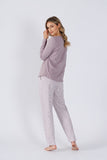 Cozy Women's Pajama Set with Pockets and Drawstring Pants