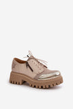 Elegant Women's Natural Leather Shoes with Comfort Features