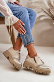 Elegant Women's Natural Leather Shoes with Comfort Features