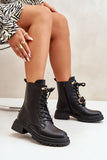 Chic Women's Synthetic Leather Ankle Boots with Zipper & Laces