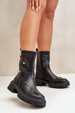 Stylish Eco-Leather Women's Boots with Zipper Closure
