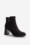 Cozy Eco Suede Ankle Boots with Almond Toe Design