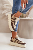 Stylish Insulated Platform Sneakers for Autumn-Winter Wear