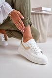Eco Leather Platform Sneakers for Women - Stylish Comfort