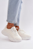 Stylish Eco Leather Women's Platform Sneakers for Everyday Wear