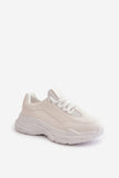 Stylish Eco Leather Women's Platform Sneakers for Everyday Wear