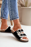 Cozy Fur-Lined Adjustable Strap Slippers for Ultimate Comfort