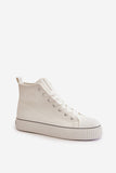 Fashionable Women's Eco Leather Ankle Sneakers for Comfort