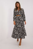 Chic Women's Animal Print Blouse & Skirt Set for Everyday Wear