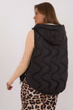 Stylish Women's Quilted Down Vest with Hood for Cold Weather