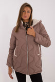 Stylish Quilted Jacket with Hood for Cold Weather Comfort