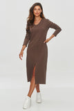 Chic, comfortable sweatshirt dress for versatile everyday wear.