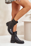 Stylish Women's Leather Ankle Boots with Zipper Closure
