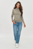 Chic High Neck Blouse for Effortless Autumn Style