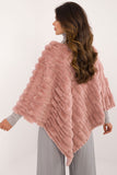 Versatile Textured Poncho for Casual Everyday Style