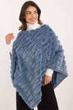 Versatile Textured Poncho for Effortless Everyday Style