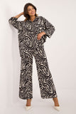 Stylish Animal Print Shirt and Trousers Set for Casual Wear