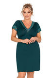 Elegant V-Neck Lace Nightgown for Ultimate Comfort
