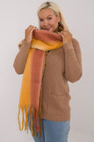Elegant Colorful Scarf with Tassels for Autumn-Winter Style