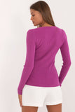 Elegant Casual Women's Sweater with Decorative Buttons