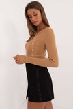 Elegant Women's Casual Sweater with Button Detail