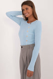 Chic Women's Sweater with Decorative Buttons for Everyday Style