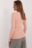 Elegant Casual Women's Sweater with Decorative Buttons