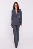 Elegant Women's Slim Fit Woven Jacket with Floral Detail