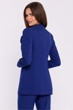 Elegant Slim Fit Woven Jacket with Unique Floral Detail